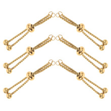 6Stk Armband Extender Kette Gold Für DIY Schmuckherstellung