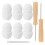 1Set Assorted Color DIY Book Binding Kit with Wood and Stainless Tools 6