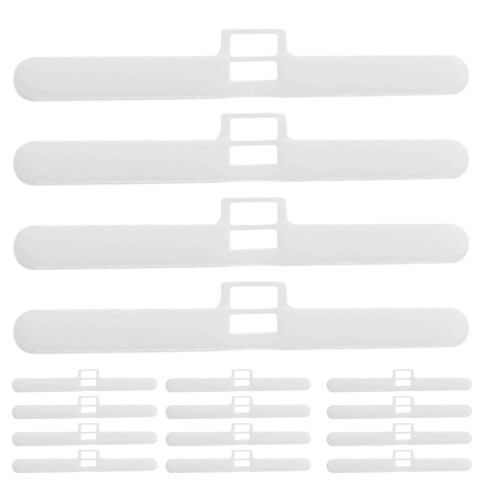 24Pcs White Plastic Vertical Blind Repair Clips for Home Window Blinds