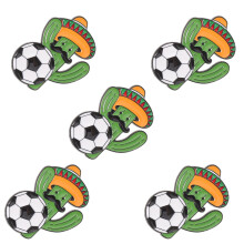 5Stk Sportlapel Pin Fußball Mexiko 2026 Grün Metall Fanartikel