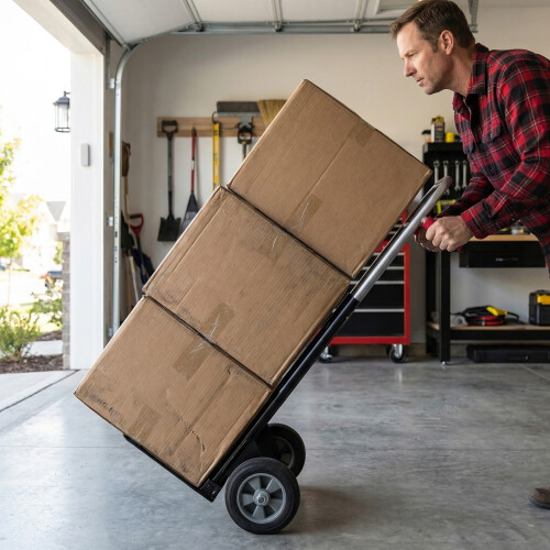 Stabiler Faltbarer Transportwagen Mit Ergonomischem 2