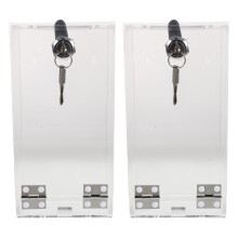 2Stk Transparentes Handy Locker Mit Stabilem Schloss Für Klassenzimmer