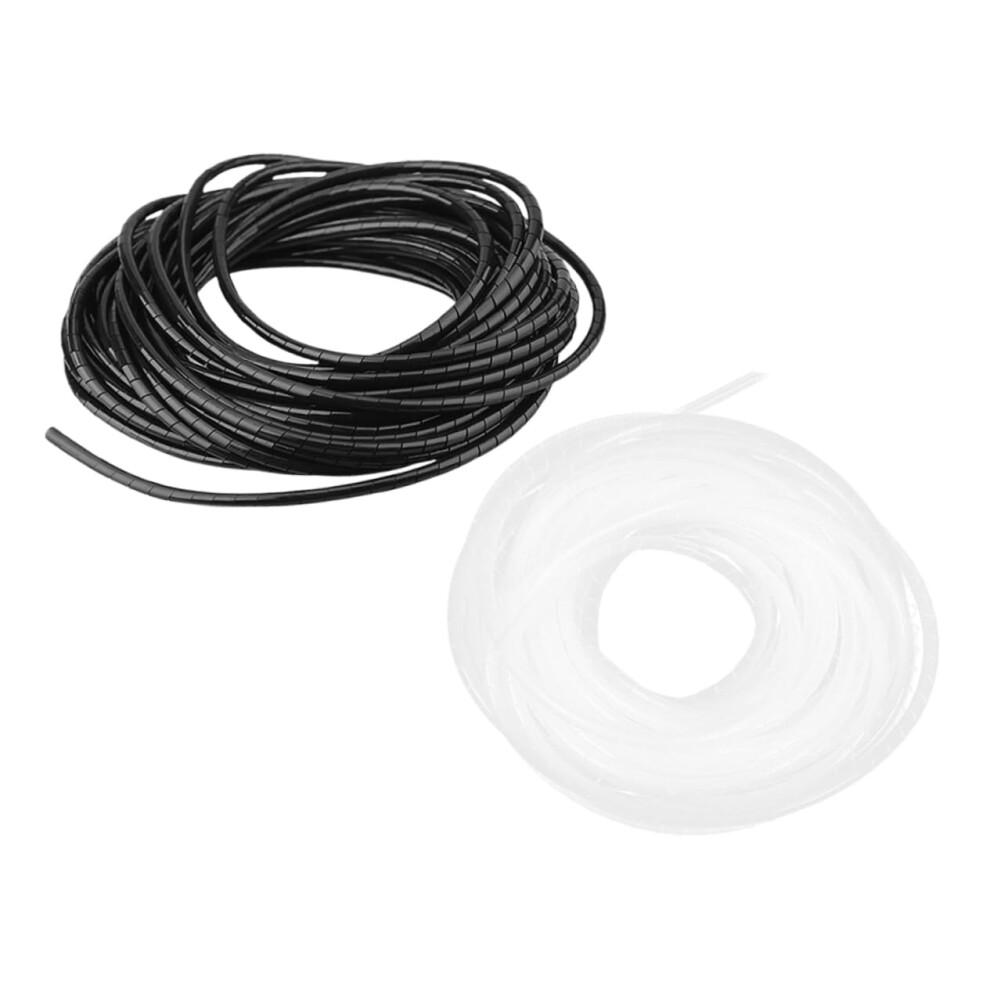 2Pcs Adjustable Cable Management Sleeve For Desk And Tv Setup, Flexible Wire Organizer Tube 9310869826354