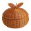 Brown Decorative Storage Basket for Counter Storage and Picnic Use 1