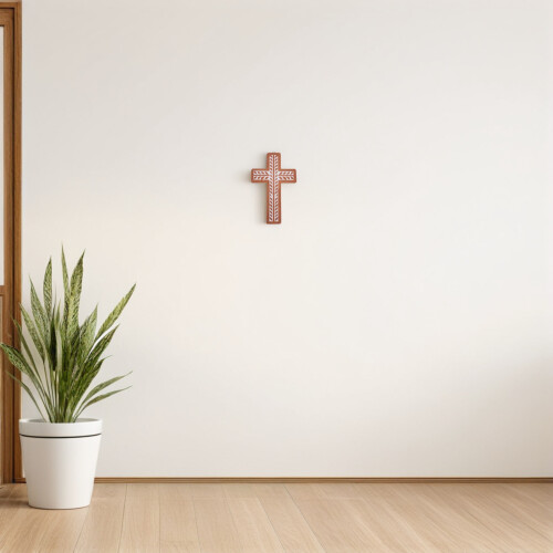 Holz- Wandkunst Schnitzerei Christliche 2
