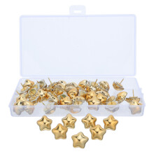 50Stk Gold Stern Pinnnadeln Reißnägel Für Büro Pinnwand