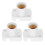 3Pcs Space-Saving E12 ABS Lamp Holder Socket for Small LED Bulbs Home 1