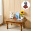 Globe Miniature Marron Clair Déco Bureau Accessoire Dollhouse 6
