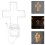 White Neon Lighted Cross for Easter Wall Decor and Prayer Room 6