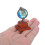 Globe Miniature Marron Clair Déco Bureau Accessoire Dollhouse 7