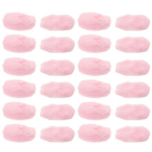 50Pcs Pink Plush Rabbit Ears for DIY Hairpin Charms and Cosplay
