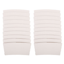 60Pcs Kraft Paper Coffee Cup Sleeves Hot Drink Non-Slip Insulation