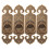 4Pcs Copper Drawer Pulls Rustic Bronze Cabinet Handles for Dressers 1