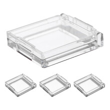 4Pcs Durable Clear Pushbutton Switch Covers with Adhesive for Home