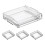 4Pcs Durable Clear Pushbutton Switch Covers with Adhesive for Home 1