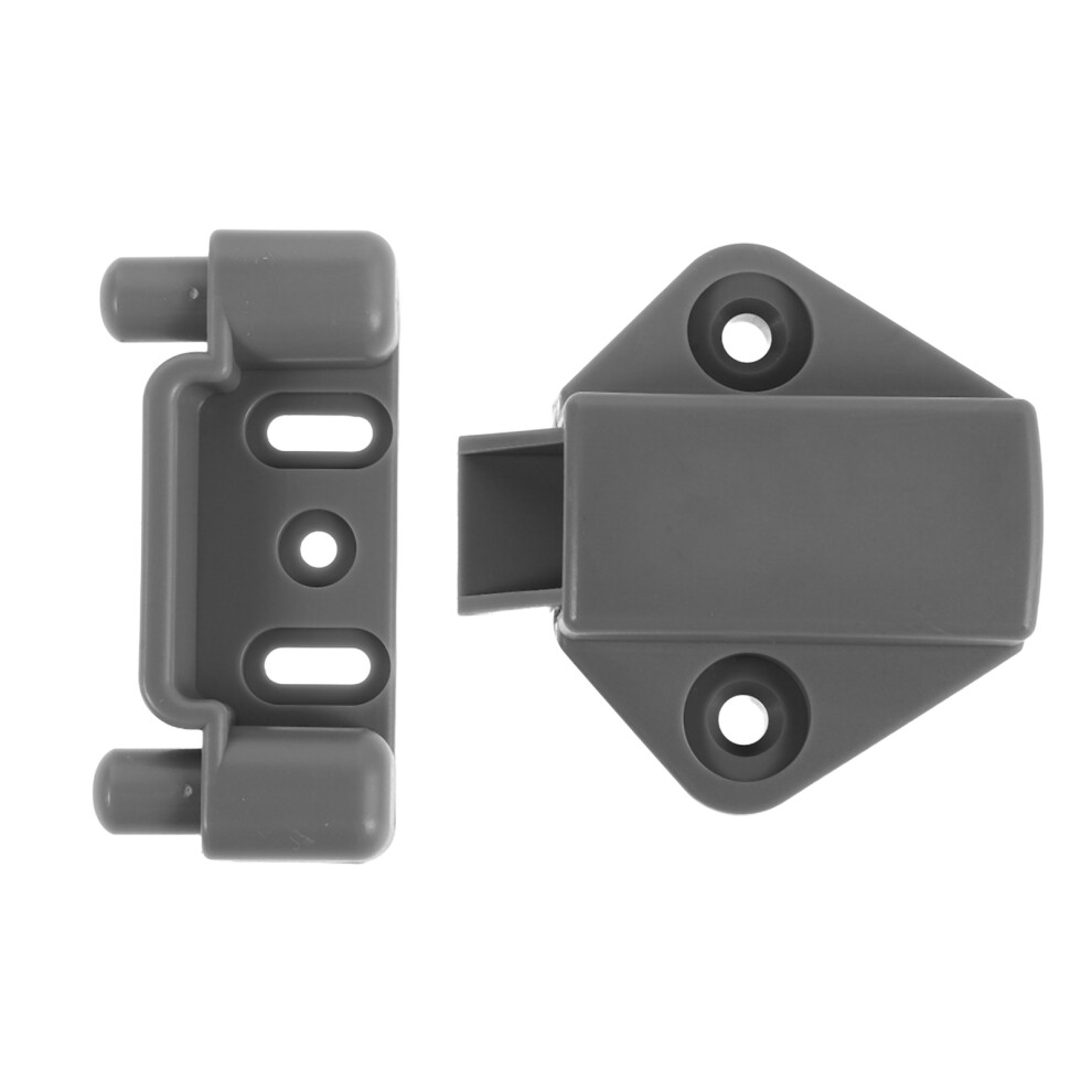1Set Rv Push Cabinet Latch Camper Lock Replacement Easy Install Grey 3752501019452