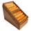 1Set Dollhouse Mini Bread Rack Wooden Frame with Miniature Bread Set 1