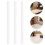 20Pcs PVC Rounded Hanger Hook Sleeves for Closet Organization 7