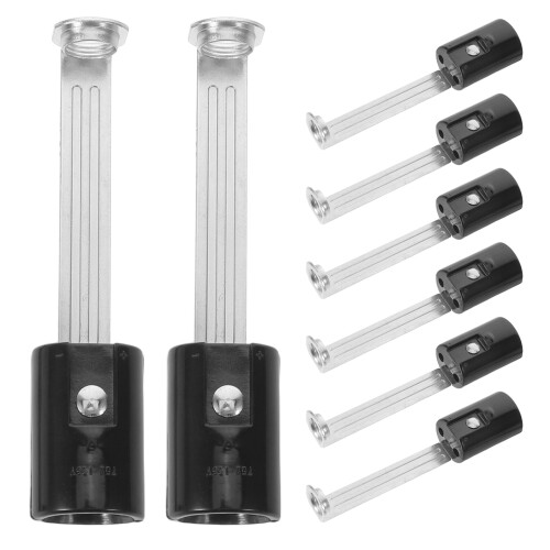 8Pcs Durable Plastic Lamp Holder Socket for DIY Hanging Light Fixtures