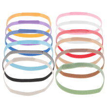 24Pcs Durable Puppy Whelping Collars Adjustable Soft Nylon Id Bands