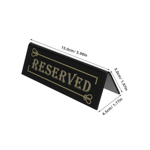 6Pièces Panneaux De Table Réservation Pour Événements 1