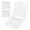 3Pcs Plastic Beekeeping Queen Cage Holder White Versatile Bee Tool Kit 1