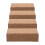 4Pièces Cork Ski Snowboard Khaki Pour Application Cire Protection 1