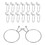 16Pcs Rustproof Stainless Steel Cage Water Bottle Clips for Birds 1
