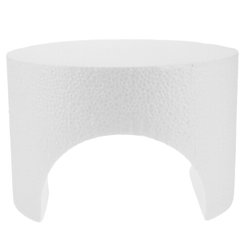 Lightweight White Foam Train Tunnel Prop for Model Railway Scenery
