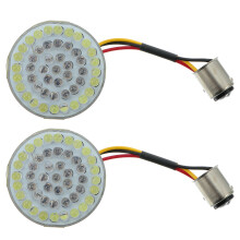 1Pair Motorcycle Turn Signal Bulbs Aluminum Alloy for Night Safety