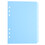 6Pcs Sky-Blue PP Plastic Binder Index Dividers with Tabs for Notebooks 1