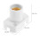 3Pcs Space-Saving E12 ABS Lamp Holder Socket for Small LED Bulbs Home 2