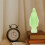 2Pcs Green Plastic Blessed Mother Statue Glow in Dark Tabletop Decor 3