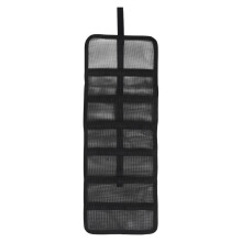 Compact Soft Plastic Lure Storage Bag Portable Fishing Gear Black