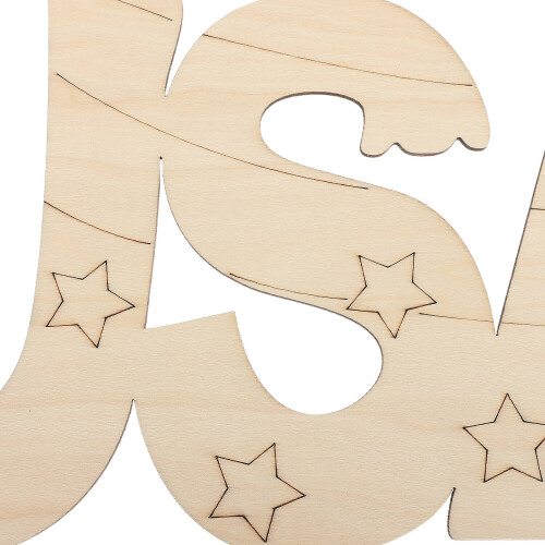 3Stk Rustikale Holz Usa Mit Aufhängung, Juli 4Th Party