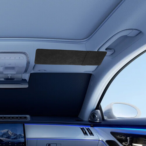 Black Auto Sun Visor Extender for Durable Glare Reduction 2