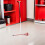 2Pcs Durable Steel Paint Stirrer Mixer Paddle for Drill Red Home Tool 3