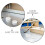 30Pcs White Universal Plastic Fire Sprinkler Cover Escutcheon Rings 4