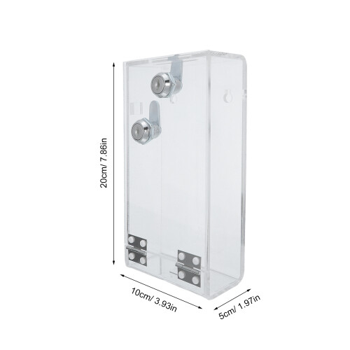 Transparent Mobile Phone Lock Box for Home Efficient Organization 1