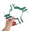 4Pcs Green Metal Tree Support Clamp for Fruit Trees and Bonsai 7