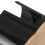 Black Plastic Round Cotton Ball Holder Bathroom Vanity Organizer 4
