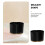 Black Plastic Round Cotton Ball Holder Bathroom Vanity Organizer 5