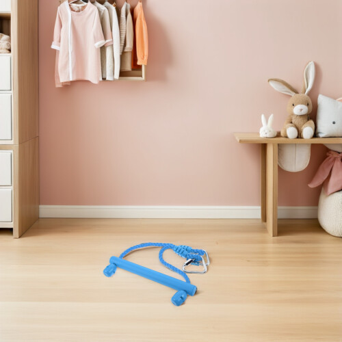 Kinder Kletterstab Mit Schwingring, Blaue Monkey Bars Für Garten 2