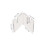 4Pcs Clear Acrylic Fan Stand Foldable V-Shaped Holder for Home Display 2