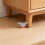 4Pcs Small Fixed Caster Wheels Orange Mini Silent Home Casters 8