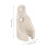 4Pcs Beige Outdoor Roller Shade Bungee Mounting Brackets Plastic Base 2
