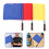 3Pcs Competition Referee Flags Quick Unfolding Multisport Colored Set 5