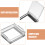 4Pcs Durable Clear Pushbutton Switch Covers with Adhesive for Home 5
