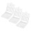 3Pcs Plastic Beekeeping Queen Cage Holder White Versatile Bee Tool Kit 10