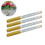4Stk Goldfarbene Stein-Marker, Spitze, , Plastik 10
